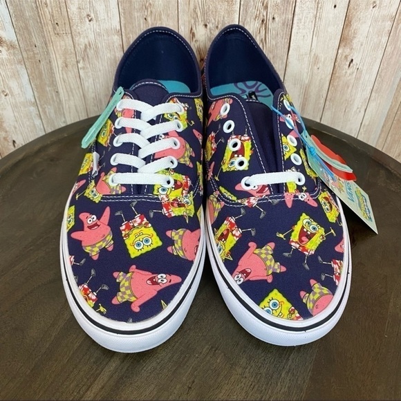 Vans x SpongeBob Comfycush Authentic Alohabob Limited Edition Shoe Size 11.5 Men - Picture 4 of 13